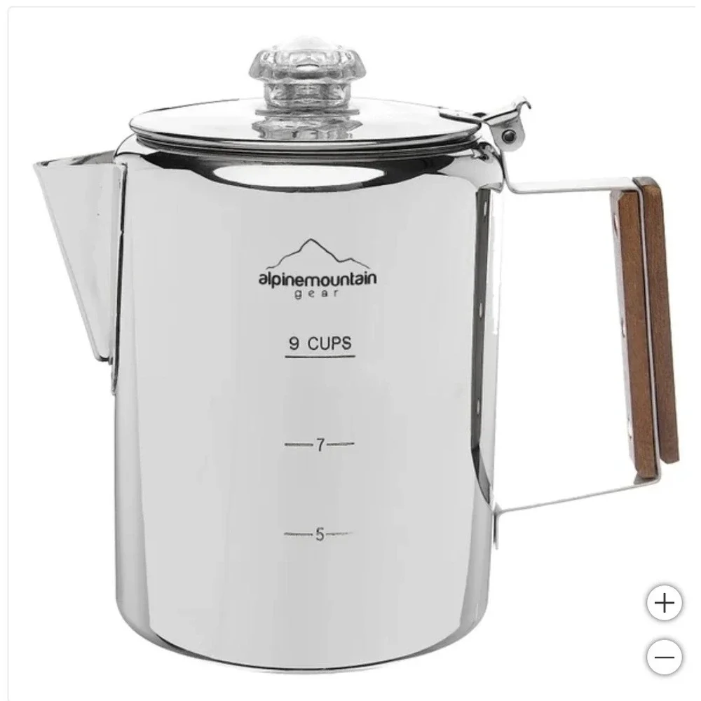 Alpine‎ Mountain Gear 5-piece Stainless Steel Coffee Set New In Packaging!
